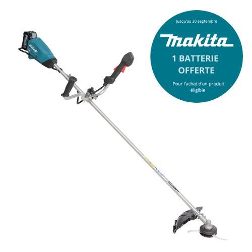 1231d757a6a4e0b91af141a4f0d4dc32.jpg Débroussailleuse guidon XGT Ø330mm 40V avec batterie MAKITA – Image 1