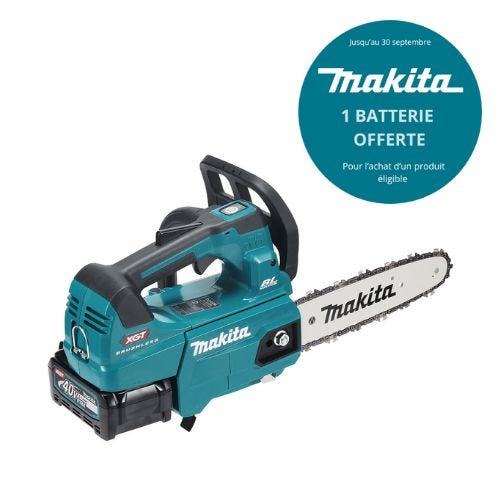 430936fb72fe24a59e767164848fab03.jpg Tronçonneuse d'élagage XGT 40V 25cm + batt + chargeur MAKITA – Image 1