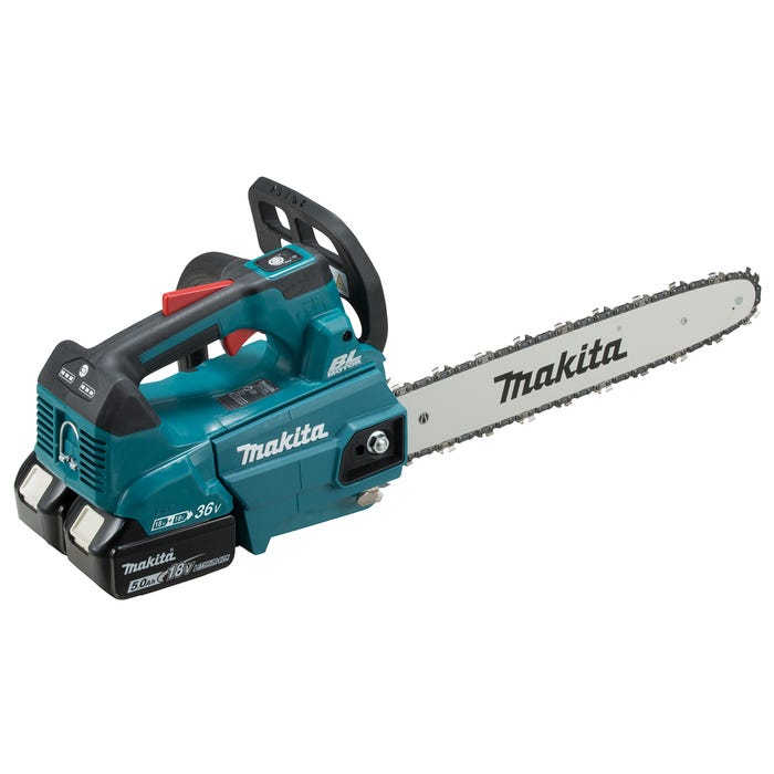 66e2c22dd0d2d4bac4dbba93ce68e639.jpg Tronçonneuse LXT 35cm 18Vx2 avec 2 batteries MAKITA – Image 1