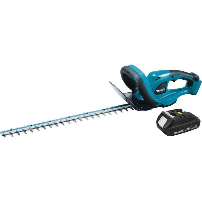 a3ce0e9bbd3632fd840eb99737ecdde4.jpg Taille-haie 18V Li-Ion 1,5Ah 52cm (1 batterie) MAKITA – Image 1
