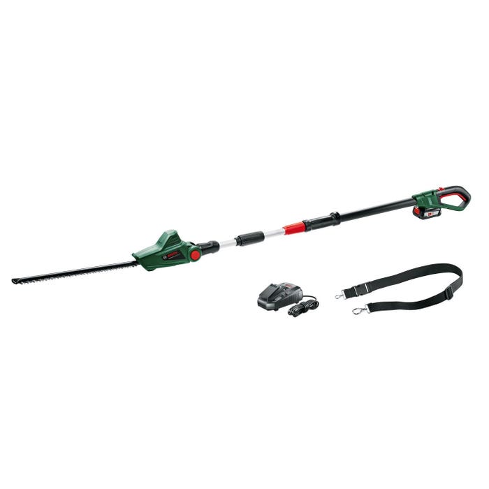 cc0ec50248642a1df8306d37126a7241.jpg Taille-haies sur perche UniversalHedgePole 18 1 batterie 18V – Image 1