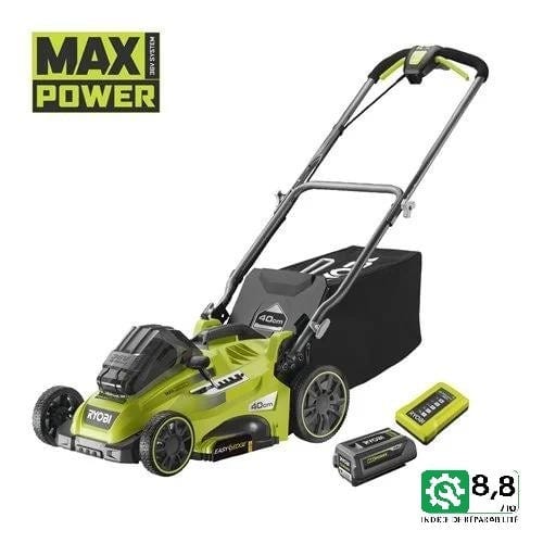 df1cd9015c1cd8dd15d874bade18d868.jpg Tondeuse tractée POWER ASSIST 36V 40cm(1x5,0Ah)RLM36X41H50PG – Image 1